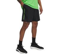 Under Armour Woven Wordmark Shorts, (005) Noir/Vert Cyber, XX-Large Homme