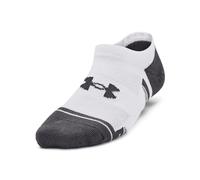 Under Armour Chaussettes Performance Tech Y 3pk NS Blanc/Blanc/Gris de jais MD