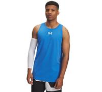 Under Armour Zone Tank Top Hommes, débardeur Homme Confortable et Respirant pour l'entraînement, Tank Top de Basket pour Homme, Blue Atlantis / / White, SM