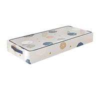 Under Bed Bin, Storage Organizer, 31.5x19.69x7.87 inches, Rolling Container, Foldable PVC Design, Mesh Lid Top, College Dorm Use, for Laundry Cabinet Fit, Comforter Packing Solution, Room Closet