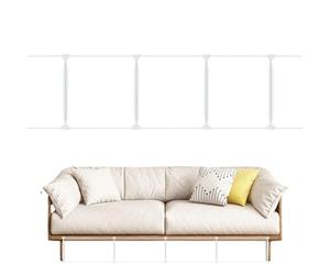 Under Bed Blocker | Adjustable Clear Guards | Transparent Toy Blocking Board Underr Sofa Accessories for Furniture Cats Dogs Home Kitten Corner Doorway Chair Living Room