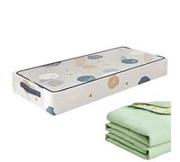 Under Bed Storage Containers, Rolling Bin Organizer, Clear Stackable Solution, 80x50x20cm, with Wheels and Lid Set of 2, for Laundry, Moving, College Dorm, Home Closet Use Comforter Laundry