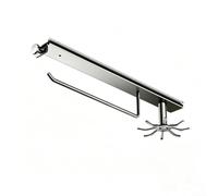 Under Cabinet Paper Towel Holder 360 Rotating Hooks(Gunmetal Gray)