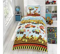 Under Construction Single Set Housse de Couette Mineurs Camions
