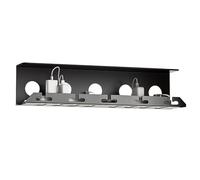 Under Desk Cable Management Tray - Upgraded Wire Management, No Drill No Screws | Cable Trays with Clamp for Wire Management, Computer Cable Rack for Offices, Home - Damage frree to Desk White