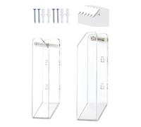 Under Desk Laptop Holder - Wall-Mounted Laptop Stand, Acrylic Clear Universal Anti-Scratch Offices Supplies, Wall Desk Tablets Holder | for Keyboards Indoor Study Selfies Photos RV Daily Travel Work