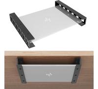 Under Desk Mount/Wall Mount, Multifunctional Storage for Laptops, Tablets, Keyboards, Modems, TV Boxes, Space Saving Organizer, for Devices < 4cm