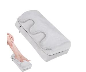 Under Desk Stool - Foot Rest Cushion | Rebound Sponge Pillow - Long-Tail Soft Comfortable Leg Support For Home Office Bedroom Kitchen Living Room Dorm Study Seniors Relaxation & Proper Body Alignment