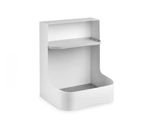 Under desk storage / bag catch White