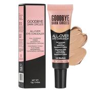 Under Eye Concealer, Lightweight Concealer Liquid Formula, Long-Lasting Natural Coverage Foundation for Dark Circles Blemishes All-Day smooth Makeup Use, 1.0 Light, 2.0 Light Nude, 3.0 Medium