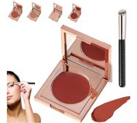 Under Eye Corrector,Colored Clay Cc Undereye Corrector,Under Eye Hydrating Concealer with Brush,Undereye Color Correctors for Dark Circles,Natural Look (Red)