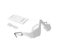 Under Eye Red Light Therapy Device Red Light Therapy Glasses 4 Modes Microcurrent Eye Massager for Relieve Eye Bags