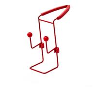Under Faucet Sponge Holder 2-Tier Iron Rack(Red) | Fits under tap, saves counter space, holds sponges and brushes, iron material, white finish