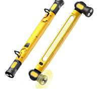 Under Hood Work Light Bar, 3000LM LED Magnetic Light Bar with Hooks, Rechargeable Hood Light for/Car Repairing