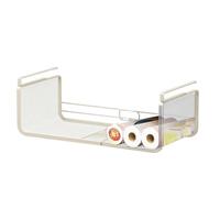 Under Shelf Basket - Under Cabinet Storage | Cabinet Shelf | Organizer Hanging Holder for Cabinets Pantry Kitchen Cupboard Desk Counter Bookshelf Organization Expandable Kitchen Storage