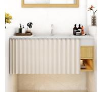 Under Sink Curtain,Rideaux D'armoire Rideaux De Cuisine,Courts Rideaux D'armoire À Chaussures Anti-Poussière Rideaux De Salle De Bain Imperméables,Rideau Anti-Poussière pour Casier A,W60×H80cm