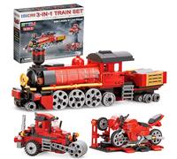 Under the Baubles Kit de Construction de Train Urbain 3 en 1, Cadeaux pour garçons, Jouets de Jeu créatifs pour Enfants de 6 Ans et Plus, 305 pièces
