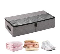 Under The Bed Storage - Adjustable Bins With Handles | Under-Bed Storage Bins With Adjustable Compartments And Handles, Ideal For Closet, Bedroom, Living Room, Home, Apartment, Clothes, Toys, Boots, C