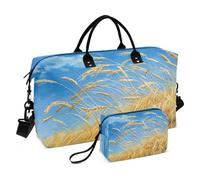 Under The Blue Sky Sac de voyage avec trousse de toilette et sangle réglable pour voyage, gym, yoga, week-end, multicolore, Taille unique, Trousse de toilette