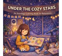 Under the Cozy Stars: A Cozy Astrology Coloring Book for Adults and Teens Featuring Cute Zodiac Illustrations with Easy and Simple Designs for Relaxation