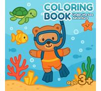 Under the Sea Adventure Coloring Book for Kids: Fun Ocean Animals Coloring and Name Tracing Practice for Toddlers and Preschoolers Ages 3+
