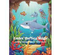Under the Sea Magic: Calming Coloring Pages for Ocean Lovers: A soothing coloring experience featuring whales, dolphins, sea turtles, jellyfish, and coral reefs.