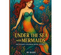 Under the Sea with Mermaids: An Elegant Coloring Journey: Whimsical and Graceful Mermaid Art for Teens and Older Kids - A Detailed Underwater Coloring Experience