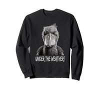 Under The Weather Shoebill Cigogne Humour Sweatshirt