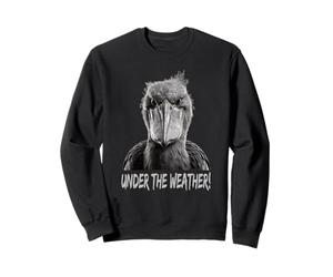 Under The Weather Shoebill Cigogne Humour Sweatshirt