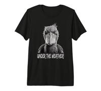 Under The Weather Shoebill Cigogne Humour T-Shirt Haut de Gamme
