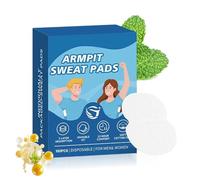 Underarm Sweat Pads - 100 Pieces Invisible Armpit Protection Patches for Travel Sports | Disposabled Absorbent Clothing Shield, Lightweight Perspiration Guards for Business Trips Dating Commuting