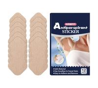 Underarm Sweat Pads For Women - 12 Pack Armpit Sweat | Breathable Self-Adhesive Dress Liners - Absorbent Anti-Perspirant Pads, Prevents Stains Odor, Invisible Under Clothing, for D