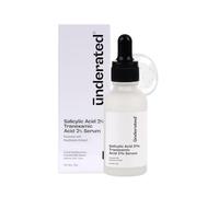 Underated Salicylic Acid 2% + Tranexamic Acid 2% Face Serum | Lightweight Formula with Mushroom Extract | Helps Reduce Acne Marks & Uneven Tone | For All Skin Types | 30g