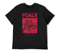 Underbkreky Men's Foals 'Everything Not Saved Will Be Lost/Diamond Flower' Black T-Shirt Black M