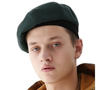 UNDERCONTROL Artiste Français Décontracté Sangle Réglable Militaire Peintre Taille Béret Chapeau Unisexe Casquette Gavroche (FR/ES, Alpha/Lettres, M, L, Green)