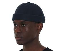 UNDERCONTROL Casquette de Montre Extra Large surdimensionnée XXL sans Bord pour Grosse tête, Couleur Unie, Unisexe, Grande Taille, coréenne XL (Bleu Marine)