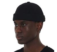 UNDERCONTROL Casquette de Montre Extra Large surdimensionnée XXL sans Bord pour Grosse tête, Couleur Unie, Unisexe, Grande Taille, coréenne XL (Noir)