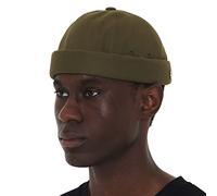 UNDERCONTROL Casquette de Montre Extra Large surdimensionnée XXL sans Bord pour Grosse tête, ne se décolore Pas, Unisexe, Grande Taille, coréenne XL (Kaki)