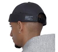 UNDERCONTROL Chapeau de Marin sans Bord pour pêcheur Leon, Revers roulé, sans visière, Bonnet Miki Skull Docker, Casquette Tactique pour Homme et Femme (Anthracite)