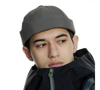 UNDERCONTROL Chapeau de pêcheur sans Bord coloré en Nylon Supplex UPF 40 Hydrofuge pour l'été, Revers roulé, sans visière, crâne, Docker, Casquette Tactique à Boucle (Anthracite)