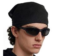 UNDERCONTROL Écharpe en maille à séchage rapide, bandana d'extérieur léger et respirant pour la randonnée, la course à pied, le camping, style Gorpcore coréen (noir)