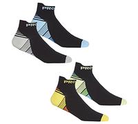 Undercover 4 Pairs Mens Compression Trainer Socks 40B577 1xEach Colour
