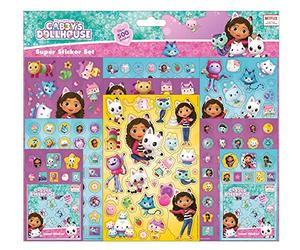 Undercover 66000000035 - Gabby's Dollhouse Mega Set Stickers - 500 Gabbys Dollhouse Stickers by Undercover