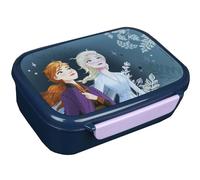 Undercover Boîte à goûter Frozen Princesse des glaces avec clip de fermeture plastique bleu 800 ml 18 x 6 x 13,5 cm