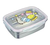 Undercover - Boîte à lunch Pusheen avec joint en caoutchouc - en acier inoxydable - capacité 550 ml - boîte à sandwichs pour l'école - boîte à lunch pour enfants