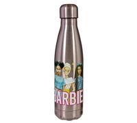 Undercover - Bouteille sous vide Barbie pour enfants - Double paroi sous vide - 450 ml - Etanche - Acier inoxydable - Rose et paillettes - Pour filles