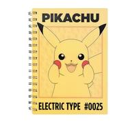 Undercover - Cahier Spirale Pokémon avec Effet 3D de Pikachu - Cahier à Spirale pour Notes, école et idées créatives - Idéal pour l’école, Les Loisirs et Les Fans de Pokémon