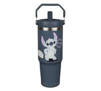 Undercover - Disney Stitch gobelet isotherme avec anse - capacité de 900 ml - gobelet en acier inoxydable avec anse - gourde étanche