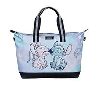 Undercover – Sac Weekender Disney Stitch, grand compartiment zippé, 2 poignées