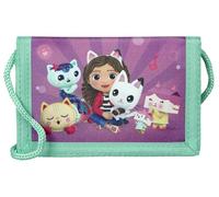 Undercover Gabby's Dollhouse - Portefeuille pour enfant - 9 x 2 x 13 cm - Poche poitrine avec fermeture éclair, bleu, 9 X 13 Centimeters, Poche tour de cou